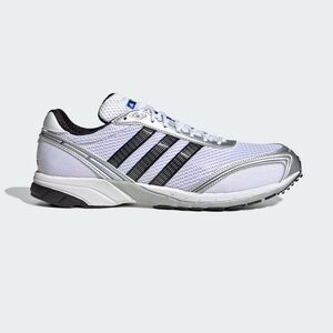 adidas White, Silver & Black Mesh Running Shoe